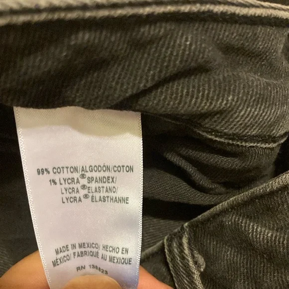 Black Jean Pants - Picture 3 of 4